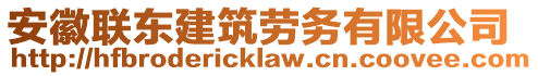 安徽聯(lián)東建筑勞務(wù)有限公司