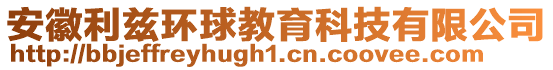 安徽利茲環(huán)球教育科技有限公司