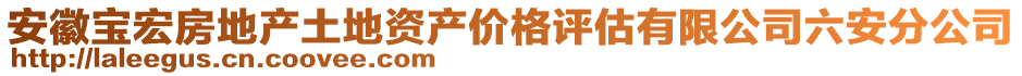安徽寶宏房地產土地資產價格評估有限公司六安分公司