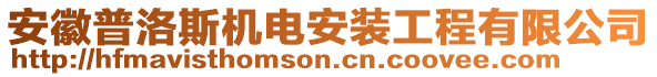 安徽普洛斯機電安裝工程有限公司