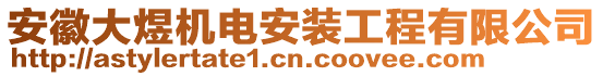 安徽大煜機(jī)電安裝工程有限公司
