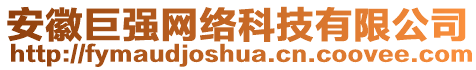 安徽巨強網(wǎng)絡(luò)科技有限公司