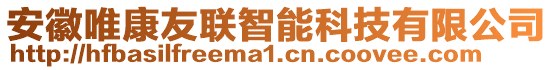 安徽唯康友聯(lián)智能科技有限公司