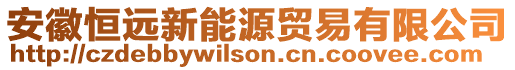 安徽恒遠(yuǎn)新能源貿(mào)易有限公司