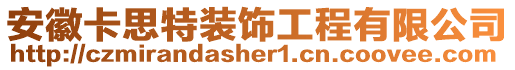 安徽卡思特裝飾工程有限公司