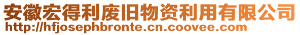 安徽宏得利廢舊物資利用有限公司