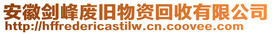 安徽劍峰廢舊物資回收有限公司