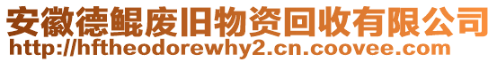 安徽德鯤廢舊物資回收有限公司