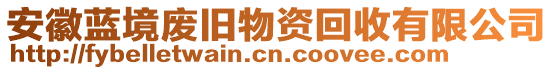 安徽藍(lán)境廢舊物資回收有限公司