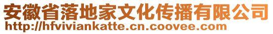 安徽省落地家文化傳播有限公司