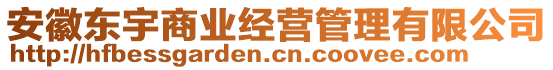 安徽東宇商業經營管理有限公司