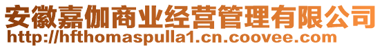 安徽嘉伽商業(yè)經營管理有限公司