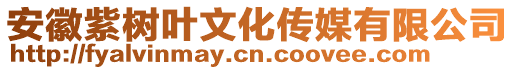 安徽紫樹葉文化傳媒有限公司