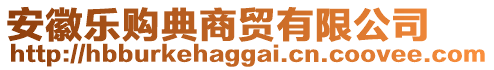 安徽乐购典商贸有限公司