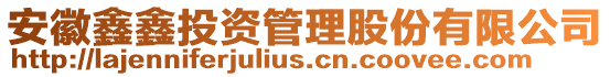 安徽鑫鑫投資管理股份有限公司