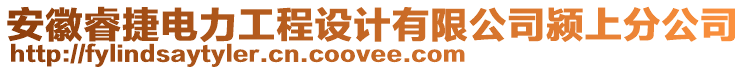 安徽睿捷電力工程設計有限公司潁上分公司