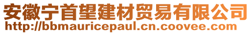 安徽寧首望建材貿(mào)易有限公司