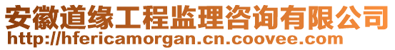 安徽道緣工程監(jiān)理咨詢有限公司