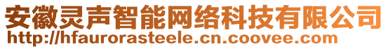 安徽靈聲智能網(wǎng)絡(luò)科技有限公司