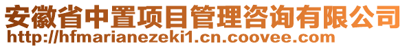 安徽省中置項(xiàng)目管理咨詢有限公司