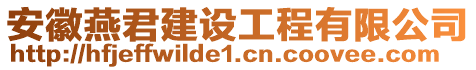 安徽燕君建設(shè)工程有限公司