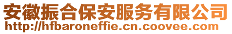 安徽振合保安服務(wù)有限公司