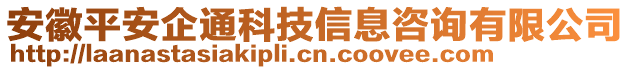 安徽平安企通科技信息咨詢有限公司