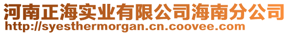 河南正海實業(yè)有限公司海南分公司