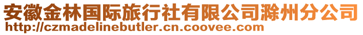 安徽金林國(guó)際旅行社有限公司滁州分公司