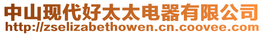 中山現(xiàn)代好太太電器有限公司