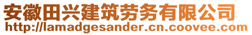 安徽田興建筑勞務有限公司