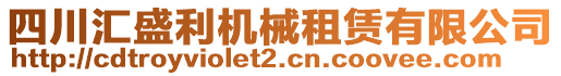 四川匯盛利機(jī)械租賃有限公司