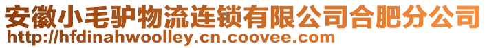 安徽小毛驢物流連鎖有限公司合肥分公司