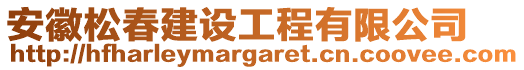 安徽松春建設(shè)工程有限公司