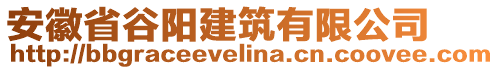 安徽省谷陽(yáng)建筑有限公司