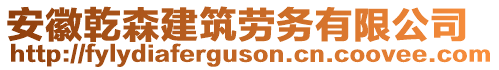 安徽乾森建筑勞務(wù)有限公司