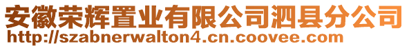 安徽榮輝置業(yè)有限公司泗縣分公司