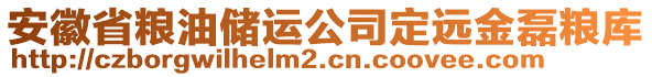 安徽省糧油儲(chǔ)運(yùn)公司定遠(yuǎn)金磊糧庫(kù)