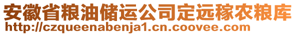 安徽省粮油储运公司定远稼农粮库