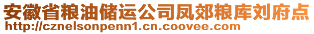 安徽省糧油儲運(yùn)公司鳳郊糧庫劉府點(diǎn)