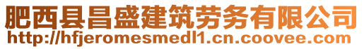 肥西縣昌盛建筑勞務有限公司