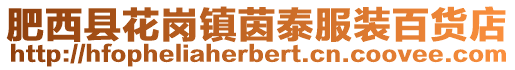 肥西縣花崗鎮(zhèn)茵泰服裝百貨店