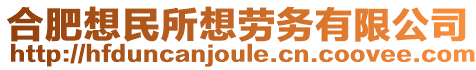 合肥想民所想勞務(wù)有限公司