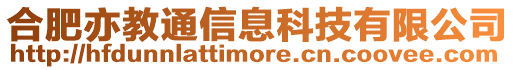 合肥亦教通信息科技有限公司