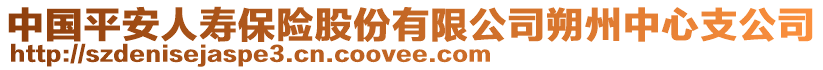 中國平安人壽保險股份有限公司朔州中心支公司