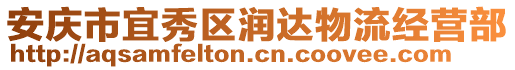 安慶市宜秀區(qū)潤達物流經(jīng)營部