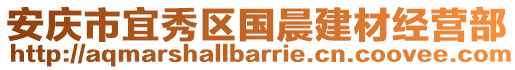 安慶市宜秀區(qū)國(guó)晨建材經(jīng)營(yíng)部