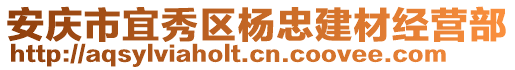 安慶市宜秀區(qū)楊忠建材經(jīng)營部