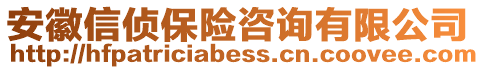 安徽信偵保險咨詢有限公司