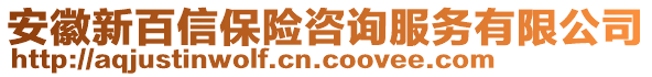 安徽新百信保險咨詢服務(wù)有限公司